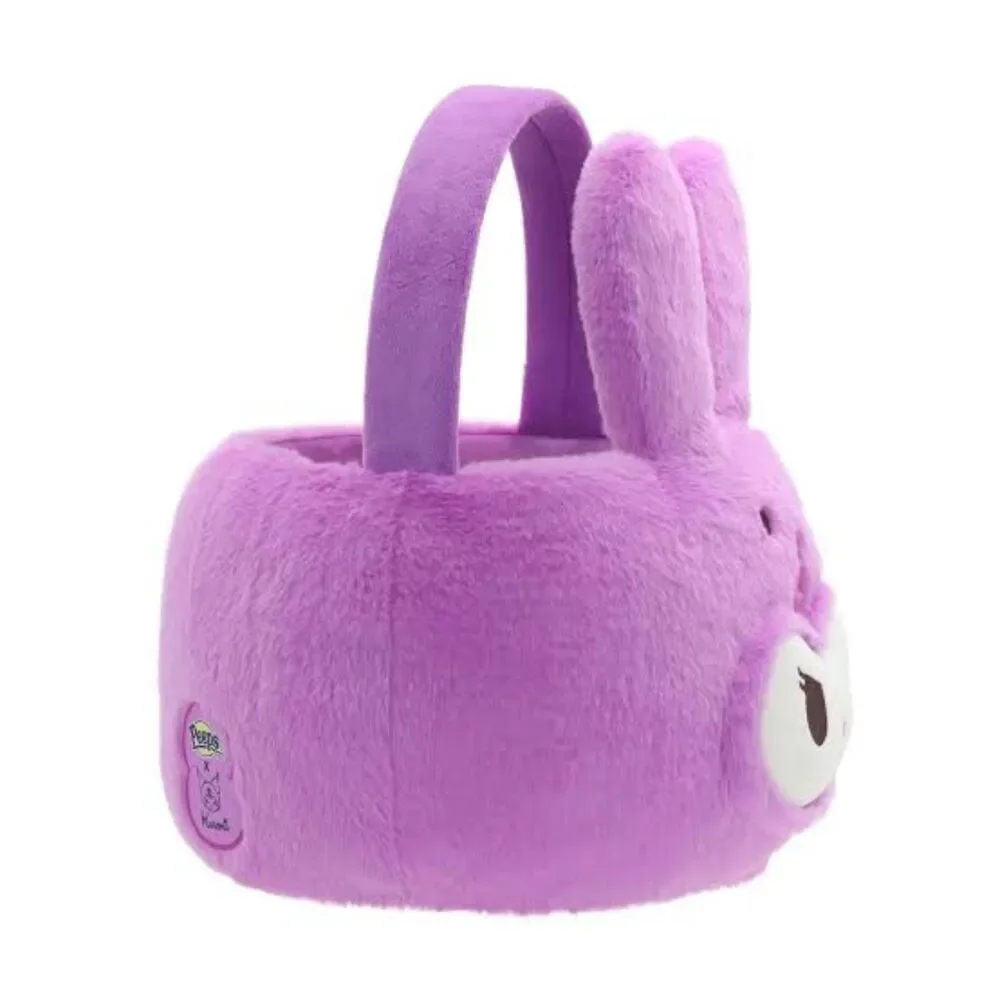Peeps X Sanrio Kuromi Jumbo Plush Easter Bunny Basket W/ Handle 9.25'' X 15''